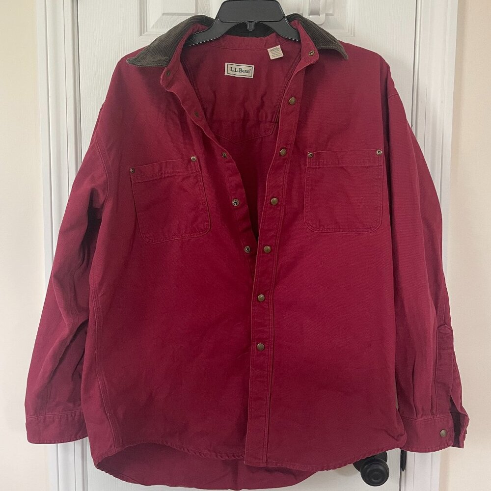 Men's Vintage L.L. Bean Cotton Button Up Jacket (L)